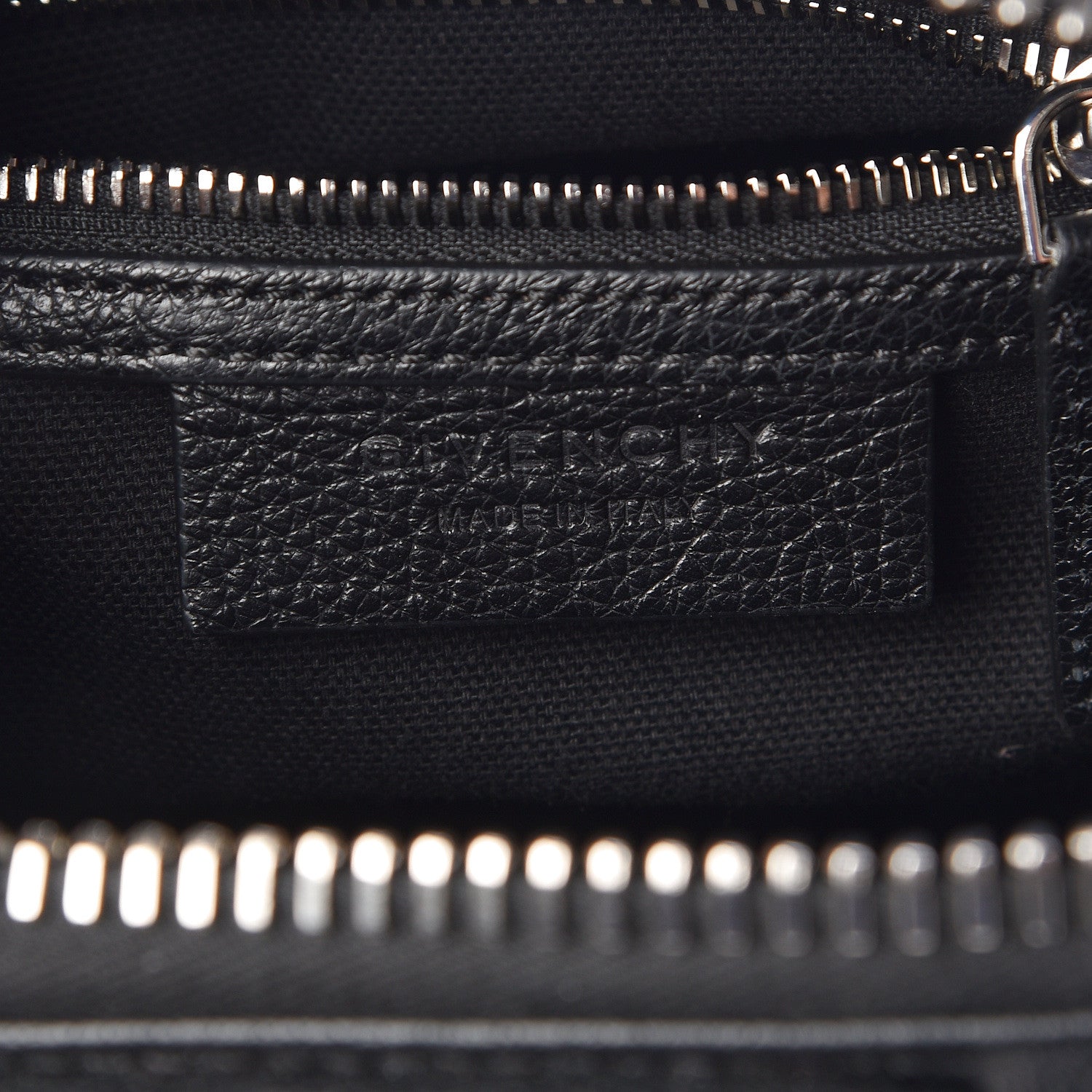 Givenchy Sugar Goatskin Striped Mini Antigona Black 6 of 10
