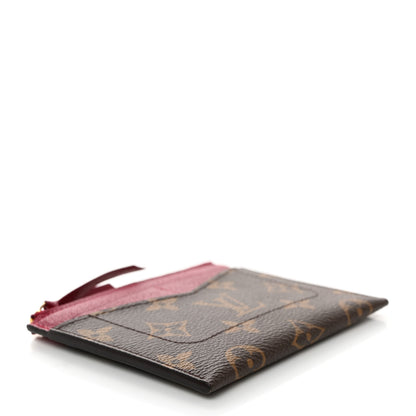 Louis Vuitton Monogram Zipped Card Holder Fuchsia 4 of 6