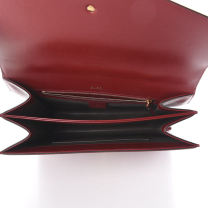 Gucci Azalea Calfskin Medium Sylvie 1969 Top Handle Bag New Cherry Red 5 of 8