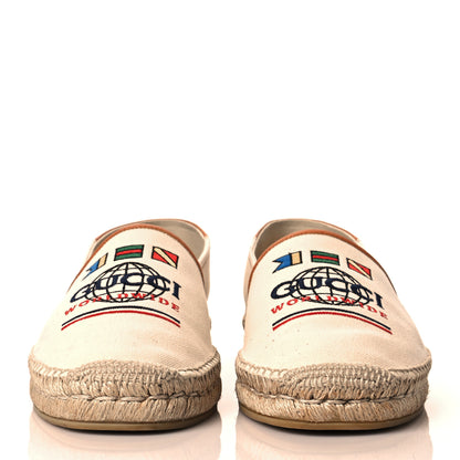 Gucci Canvas Worldwide Mens Espadrilles 11 Raw Cognac 2 of 10