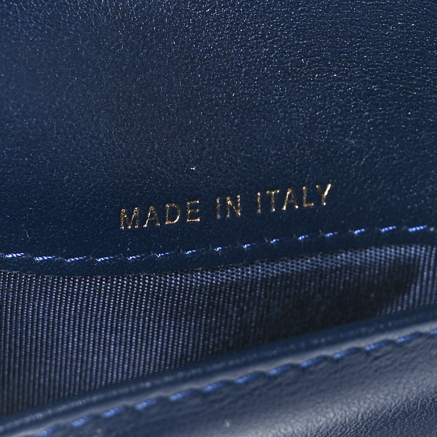 Chanel Caviar Quilted Medium Boy Flap Wallet Navy Blue 6 of 8