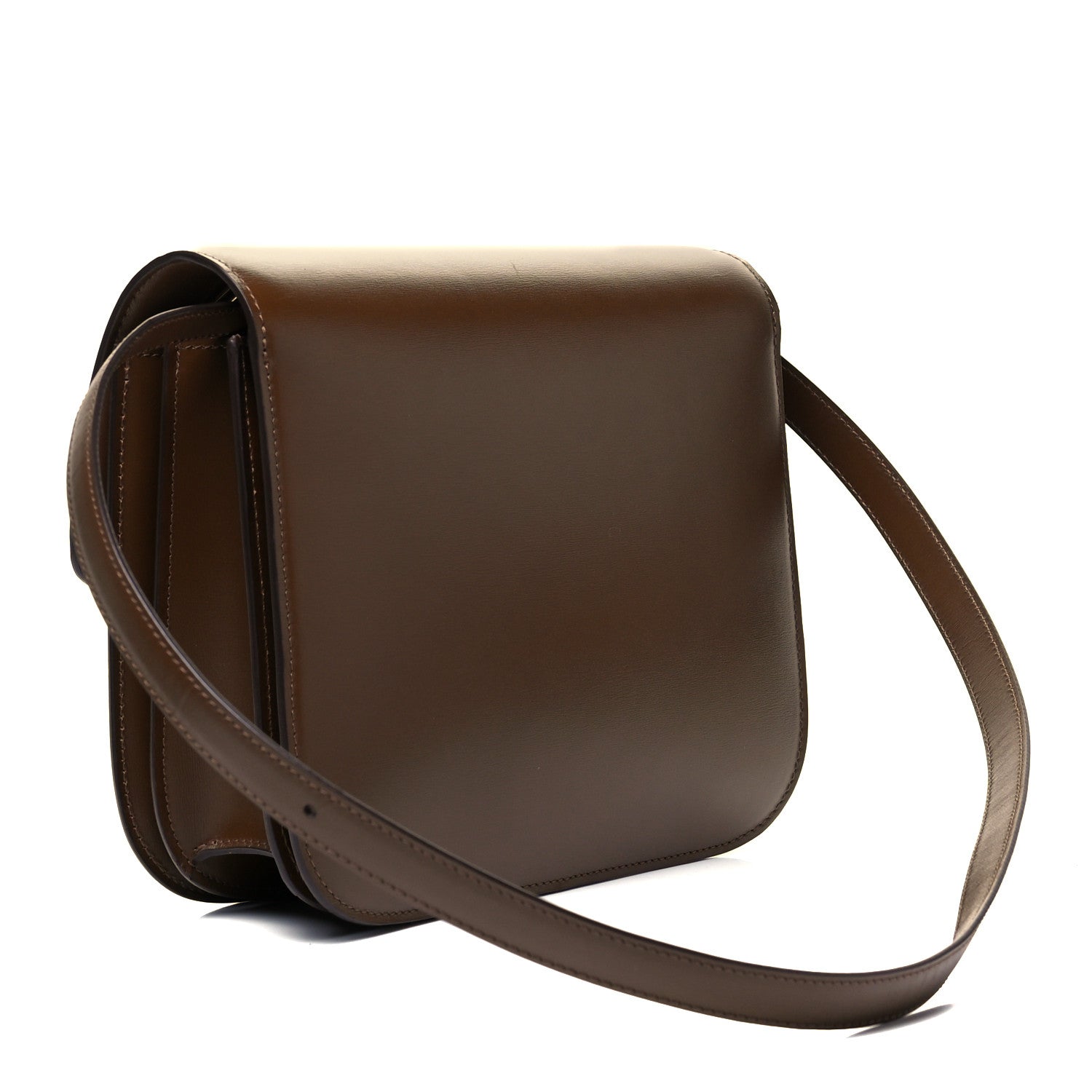 Celine Box Calfskin Medium Classic Box Flap Bag Camel 2 of 9