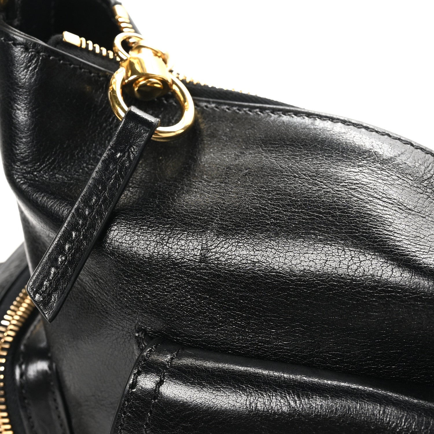 Chloe Shiny Calfskin Medium Double Carry Camera Bag Black 10 of 10