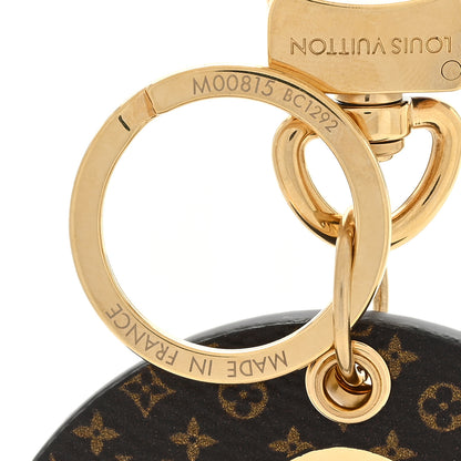 Louis Vuitton Monogram Puzzle Flower Bag Charm Key Holder Gold 3 of 3