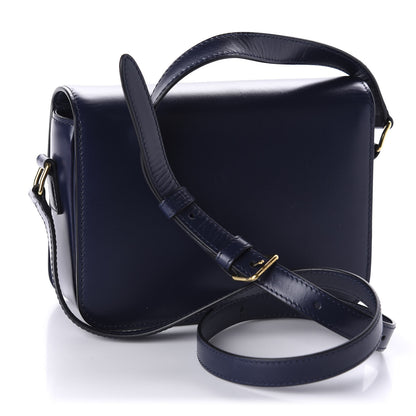 Celine Shiny Calfskin Teen Triomphe Dark Blue 3 of 11