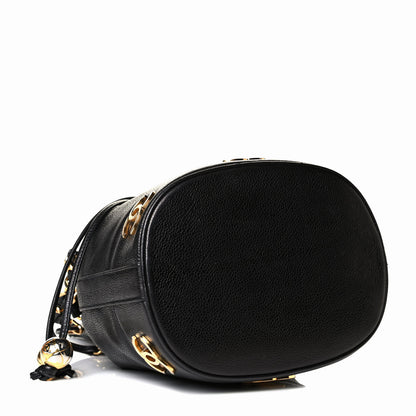 Chanel Caviar CC Drawstring Shoulder Bag Black 4 of 8