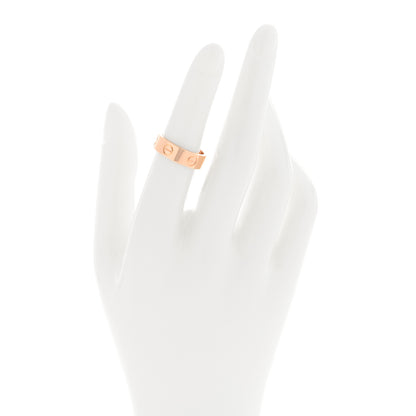 Cartier 18K Pink Gold 5.5mm LOVE Ring 51 5.75 2 of 5