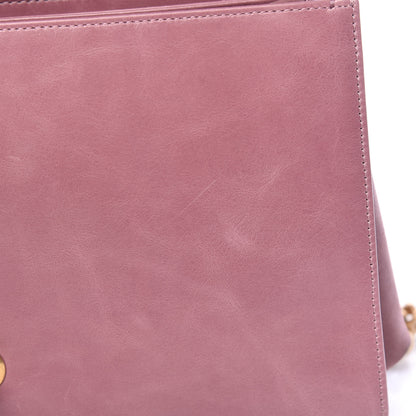Chanel Calfskin Quilted Straight Lined Flap Purple 12 of 13