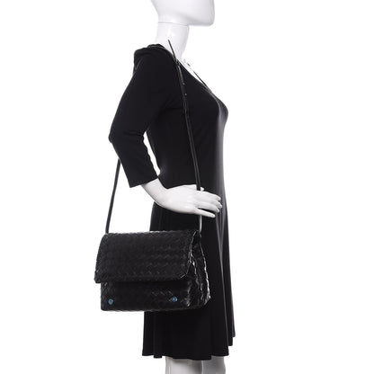 Bottega Veneta Nappa Intrecciato Crossbody Black 2 of 9