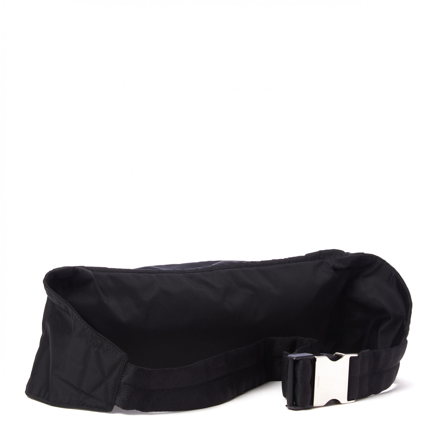 Prada Tessuto Nylon Montagna Belt Bag Black 2 of 9