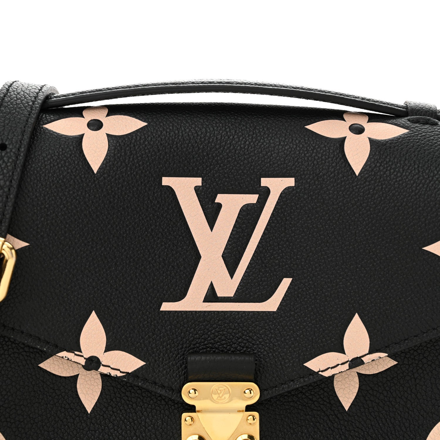 Louis Vuitton Empreinte Monogram Giant Pochette Metis Black Beige 7 of 9