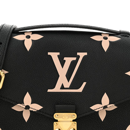 Louis Vuitton Empreinte Monogram Giant Pochette Metis Black Beige 7 of 9