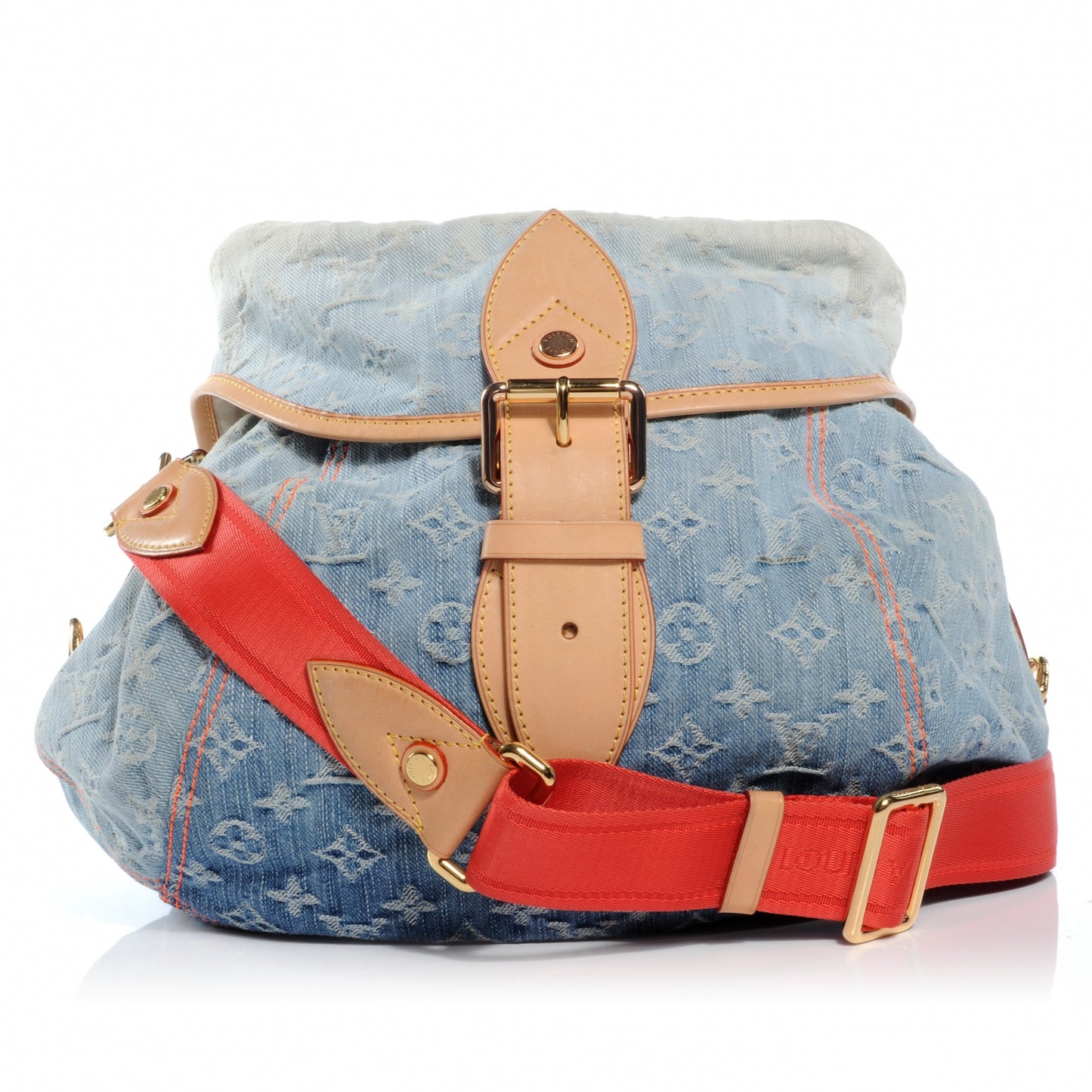 Denim Sunshine Messenger Blue