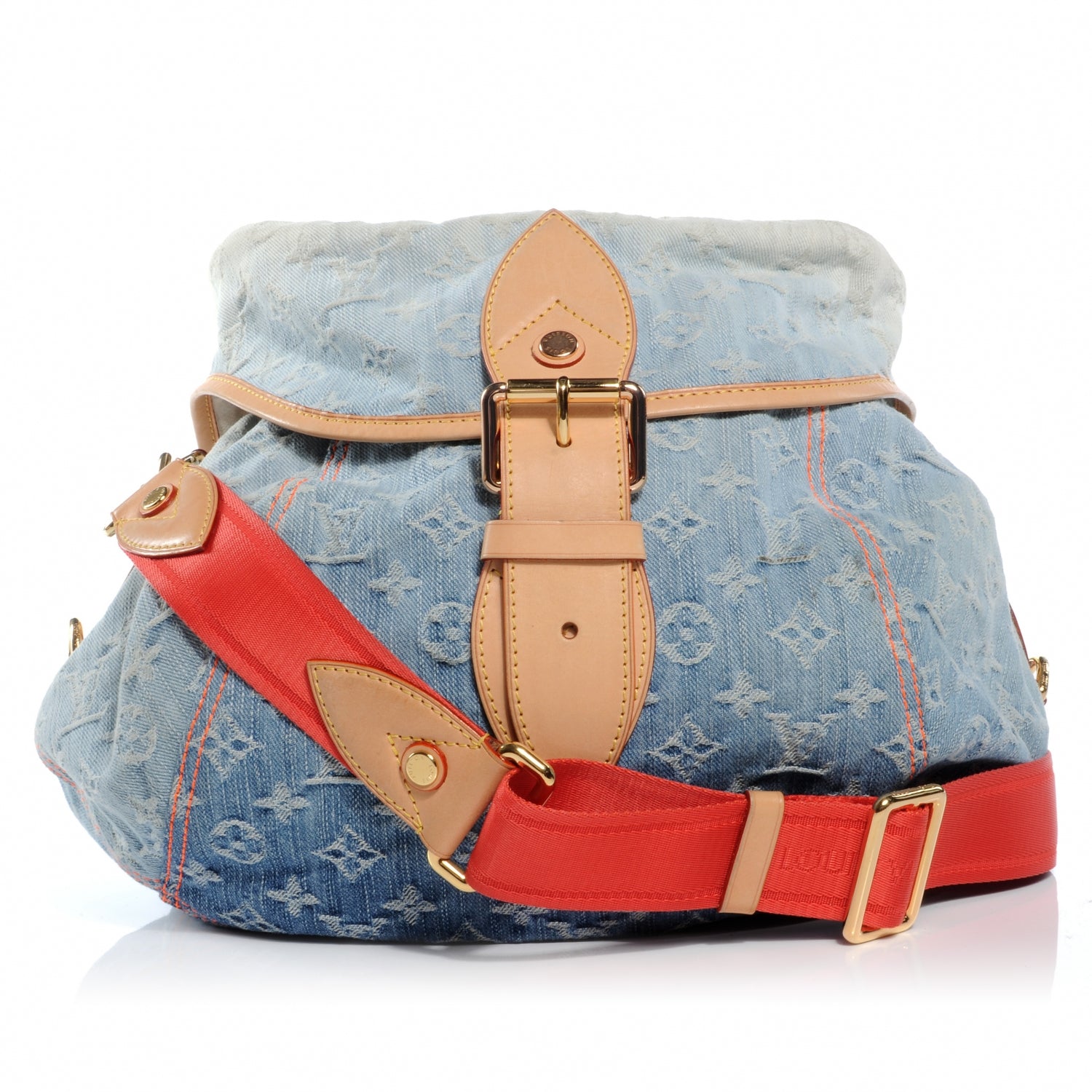 Louis Vuitton Denim Sunshine Messenger Blue 1 of 8