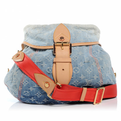 Louis Vuitton Denim Sunshine Messenger Blue 1 of 8