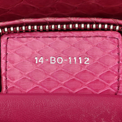 Christian Dior Snakeskin Medium Lady Dior Pink 7 of 11