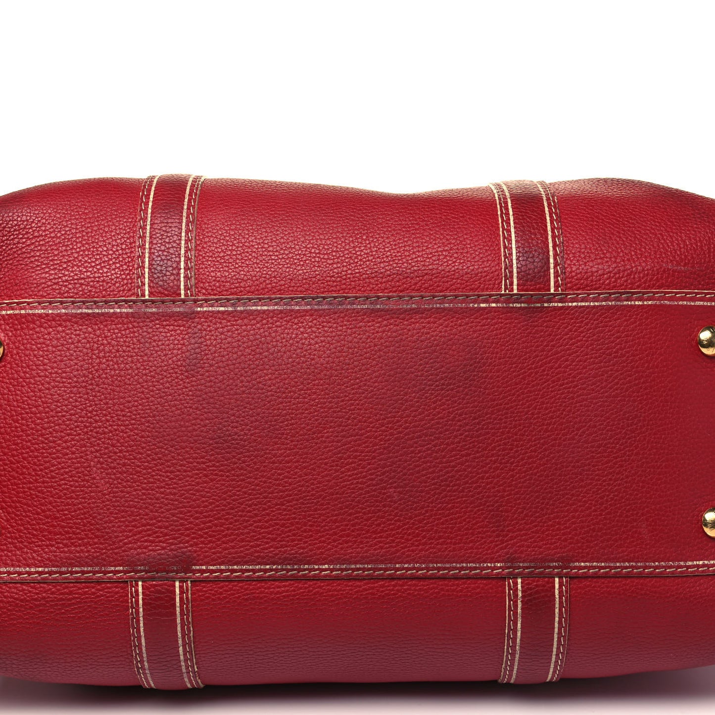 Tobago Leather Carryall Red