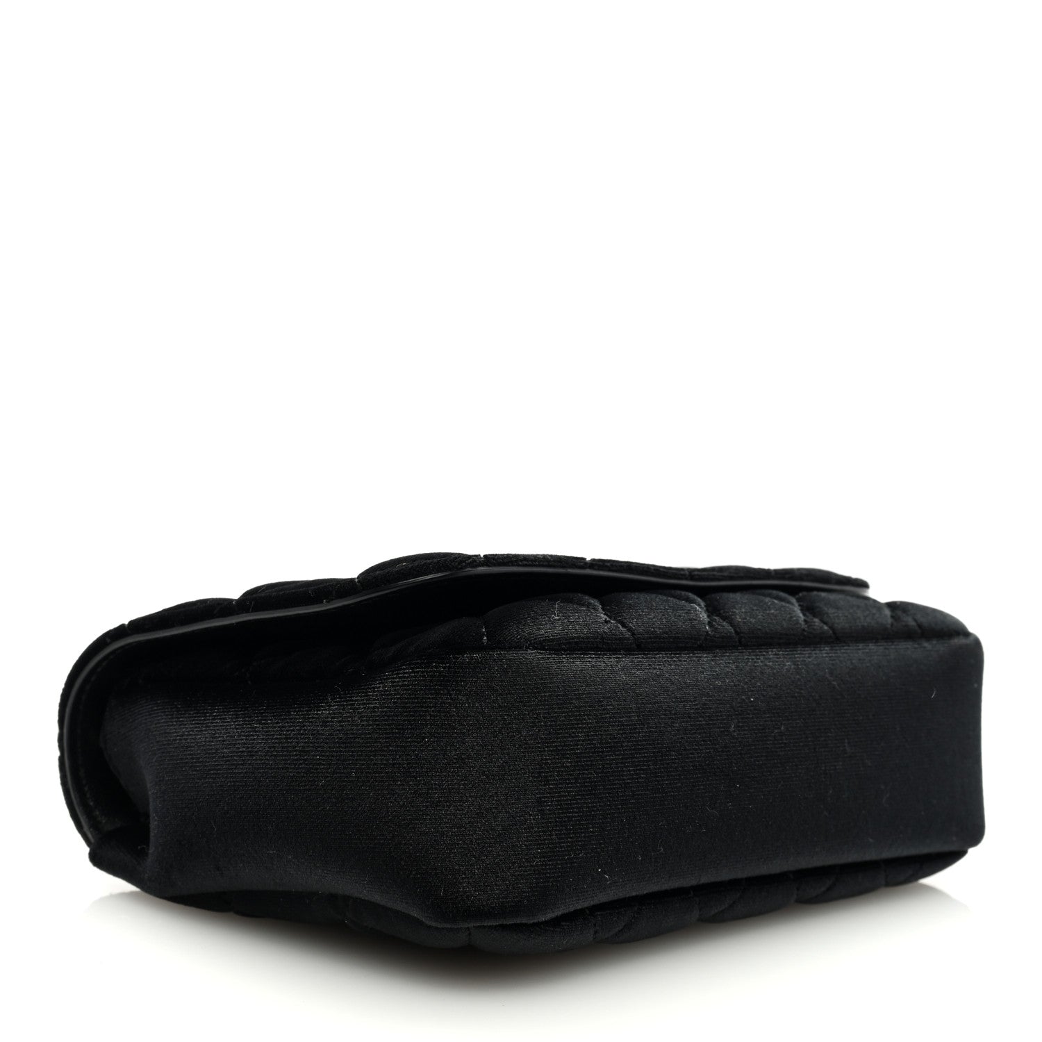 Versace Velvet Quilted Icon Crossbody Bag Black 4 of 8