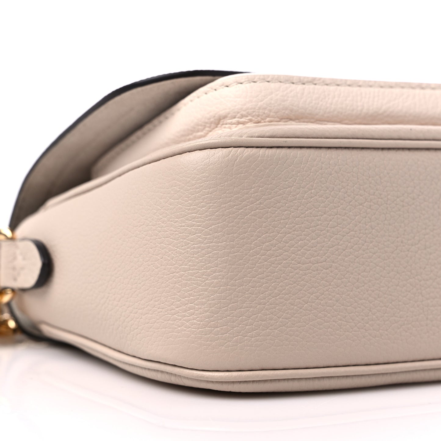 Grained Calfskin Lockme Tender Greige