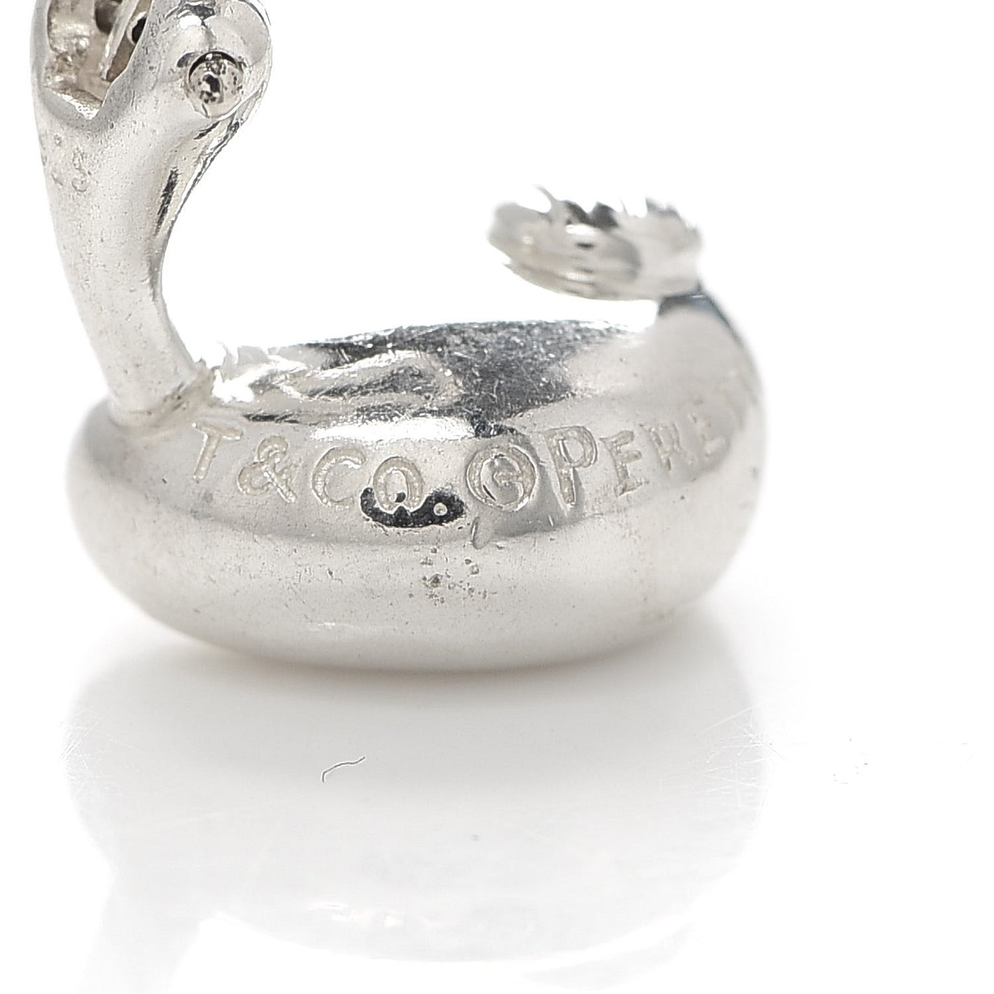 Sterling Silver Elsa Peretti Nugget Clip-On Earrings