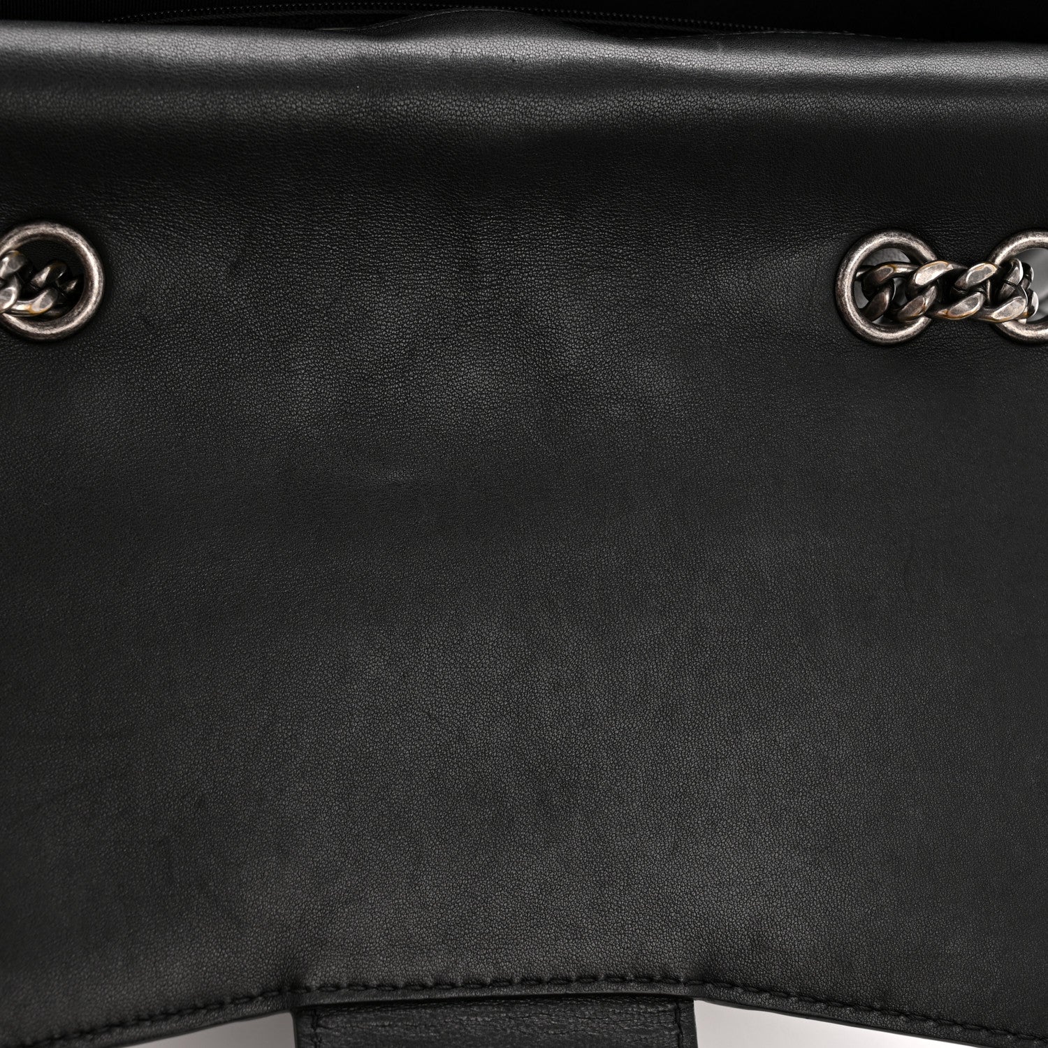 Chanel Lambskin Quilted Large Natural CC Flap Black 11 of 15
