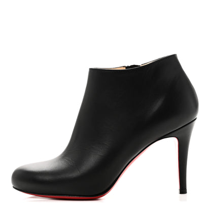 Christian Louboutin Calfskin Belle 85 Ankle Boots 36 Black 1 of 10