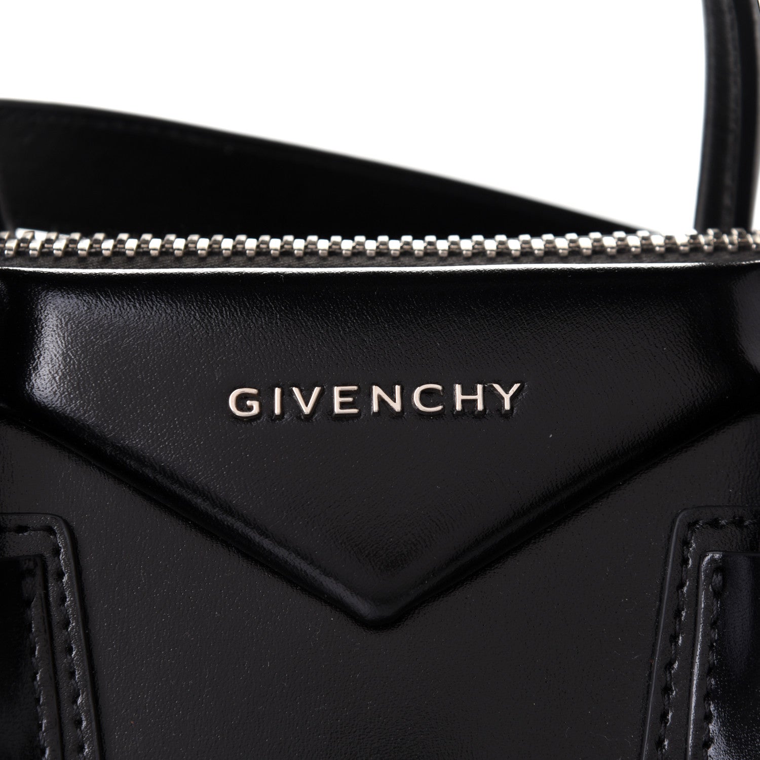Givenchy Shiny Lord Calfskin Small Antigona Black 9 of 11