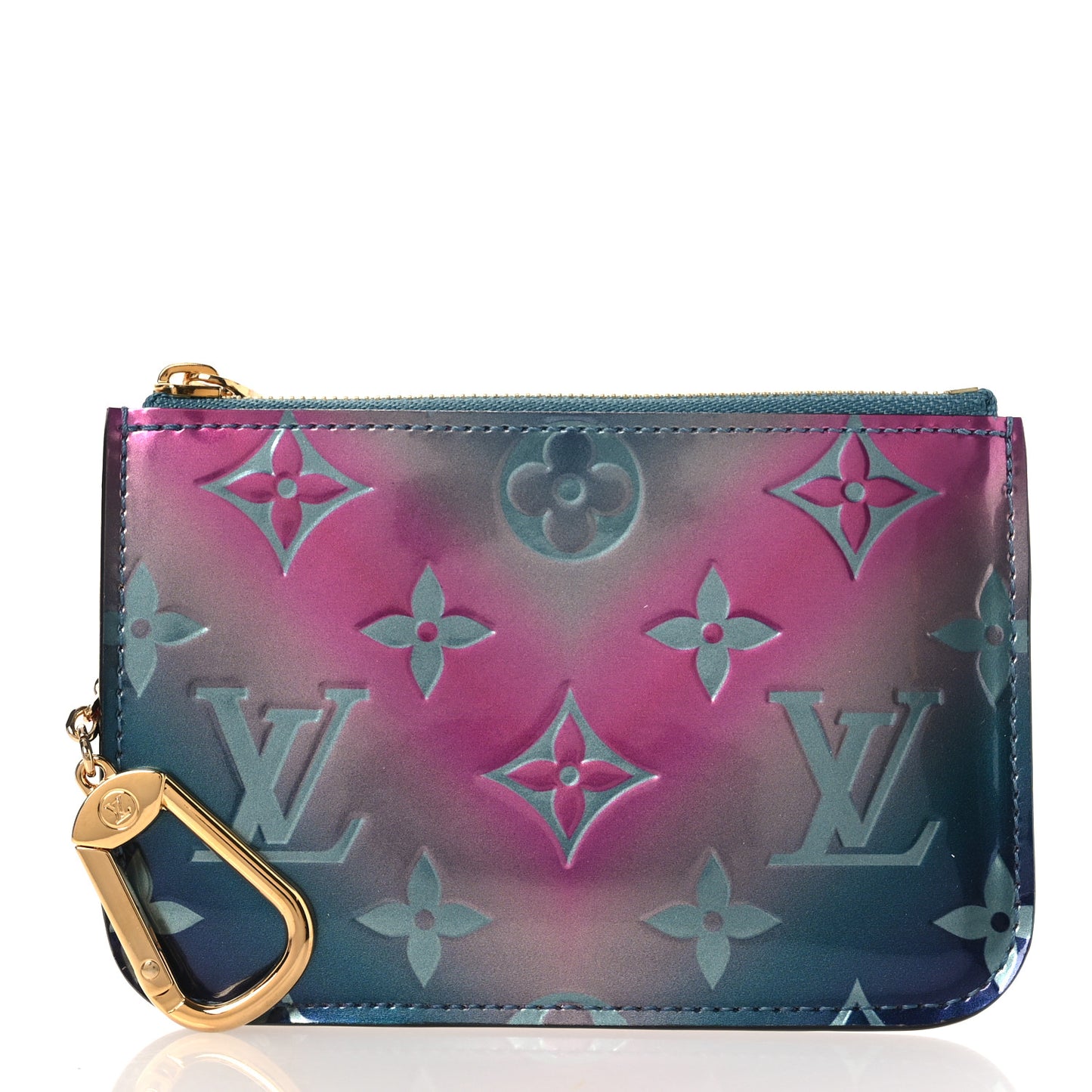 Metallic Vernis Degrade Key Pouch Blue Pink
