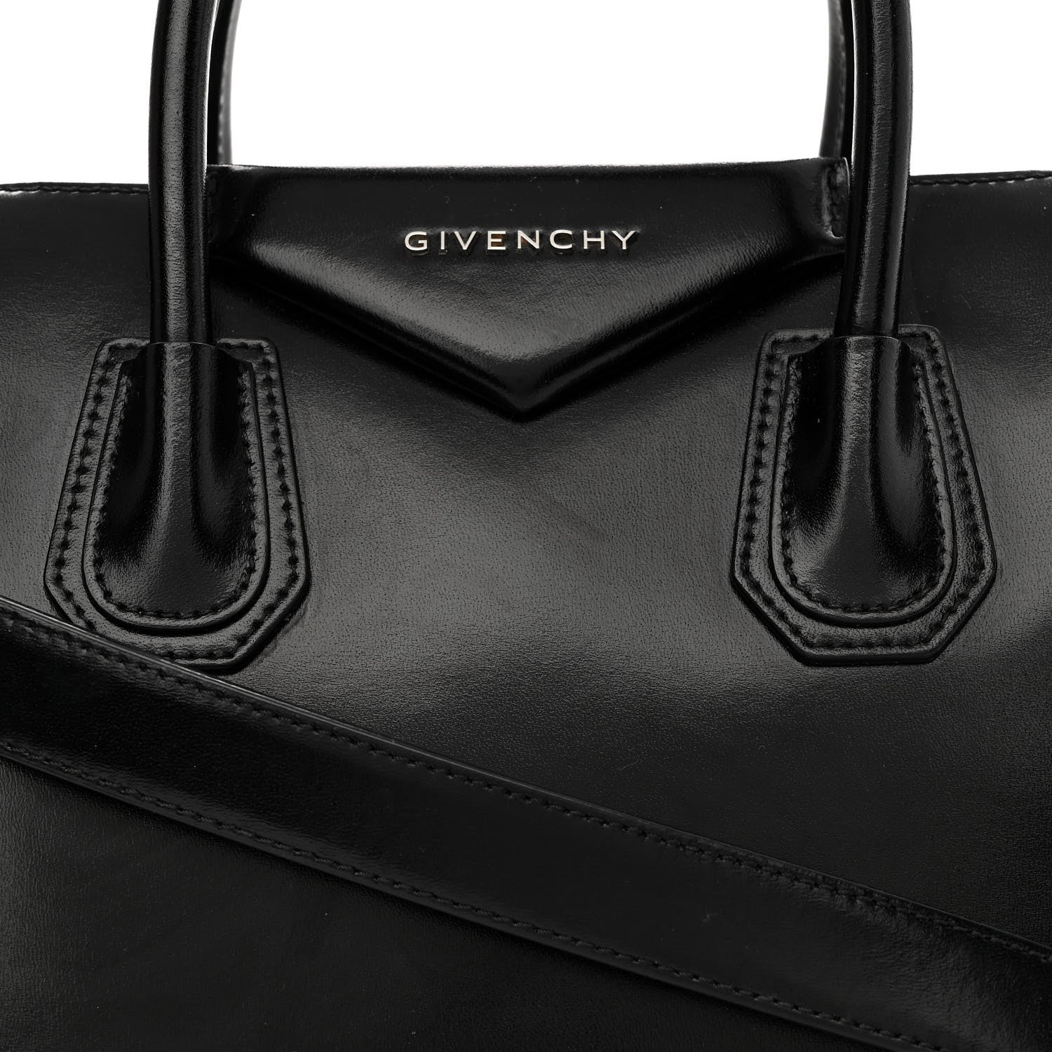 Givenchy Shiny Lord Calfskin Small Antigona Black 8 of 10