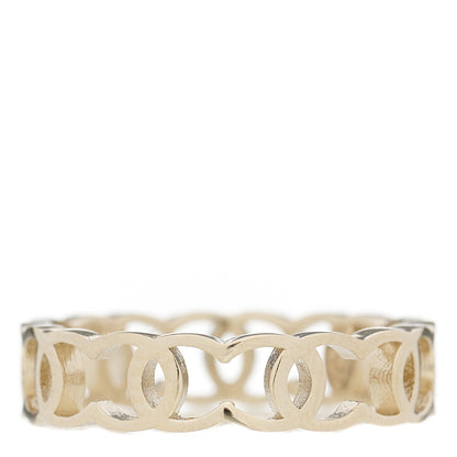 Chanel Metal CC Ring 6 52 Gold 1 of 10