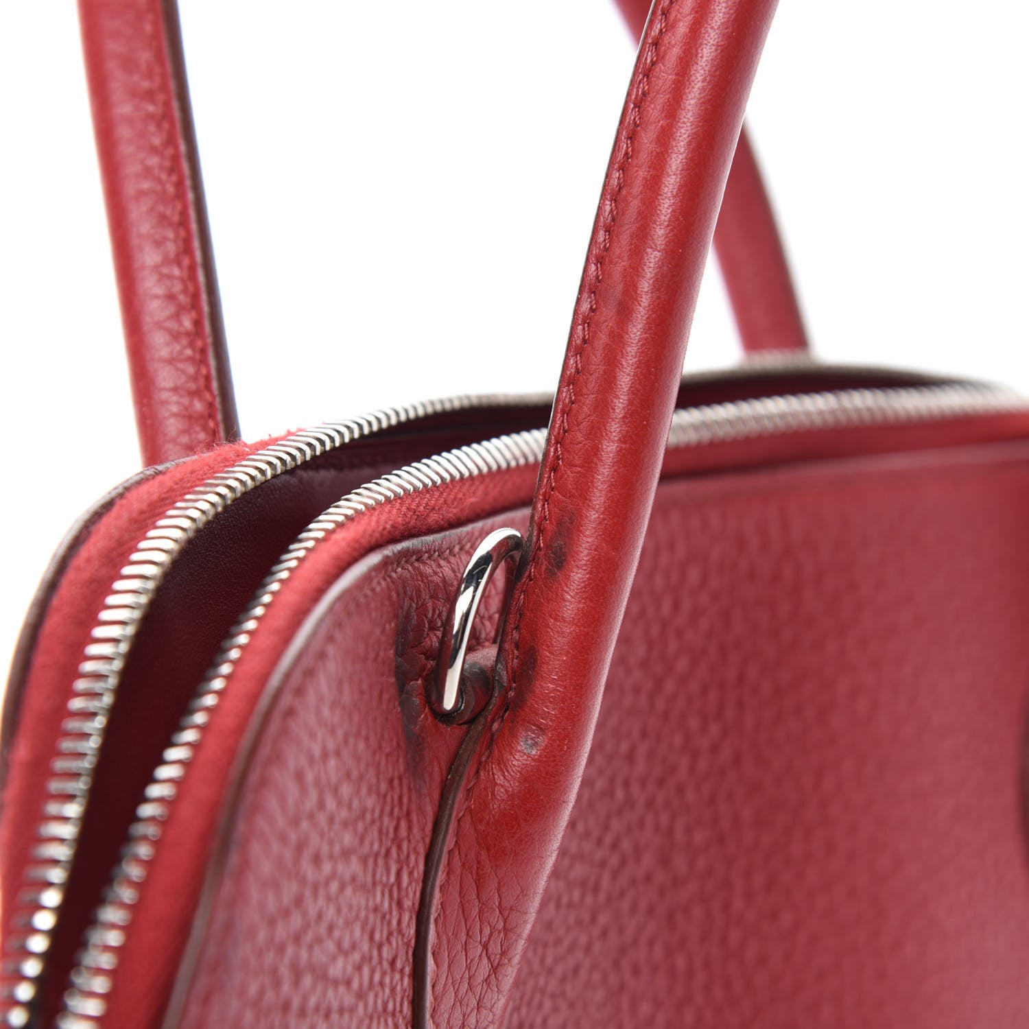 Hermes Taurillon Clemence Bolide 31 Rouge Garance 11 of 19