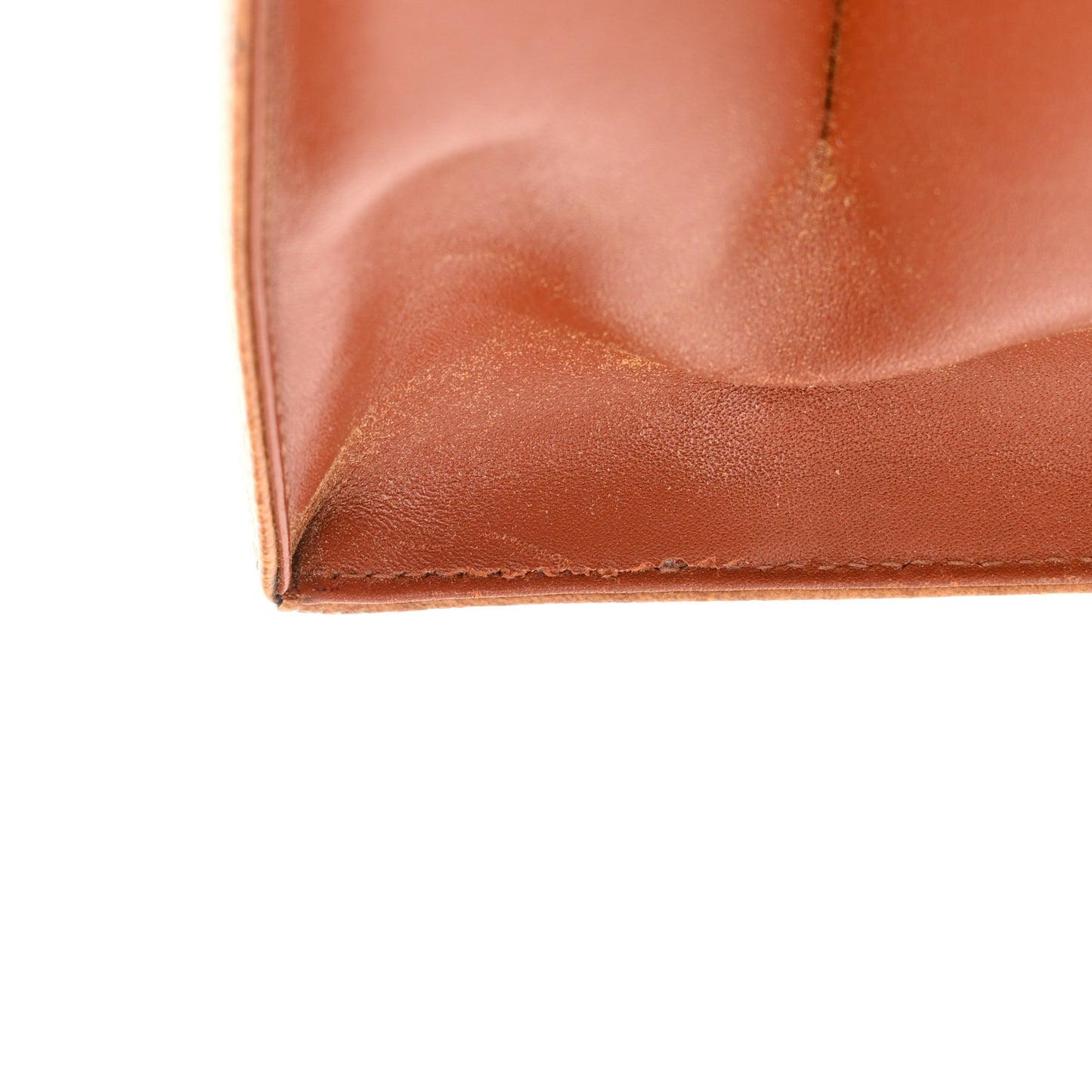 Visetos Mini Heritage Top Handle Satchel Cognac