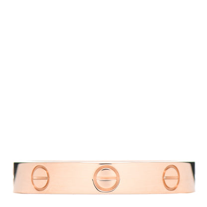 Cartier 18K Pink Gold 3.5mm LOVE Wedding Band Ring 59 8.75 1 of 5