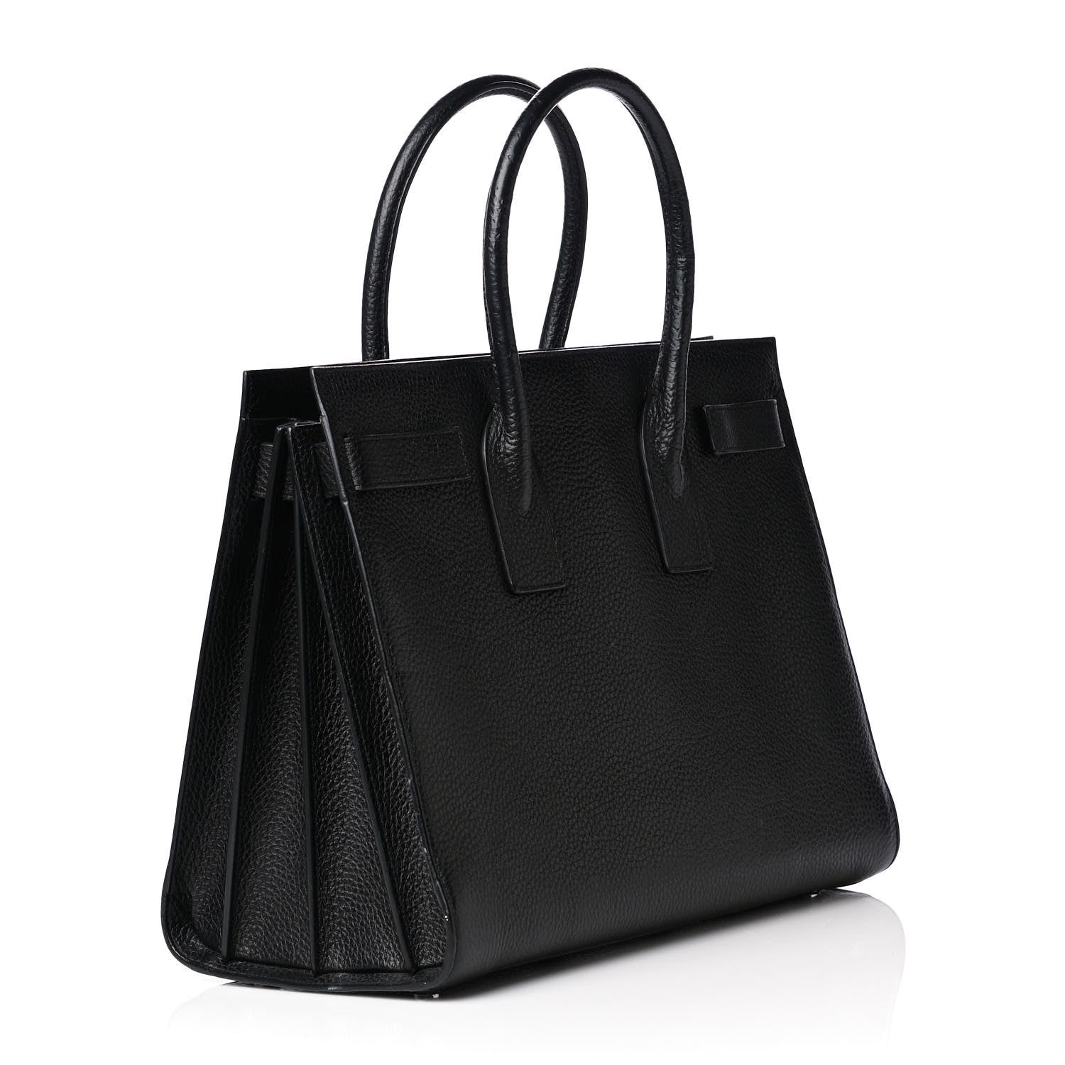 Saint Laurent Grained Calfskin Large Sac De Jour Carryall Black 5 of 9