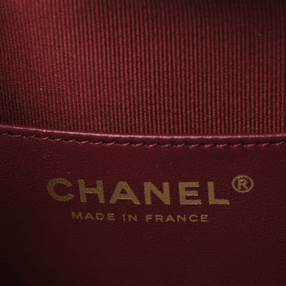 Chanel Lambskin Quilted CC In Love Heart Bag Black 6 of 9