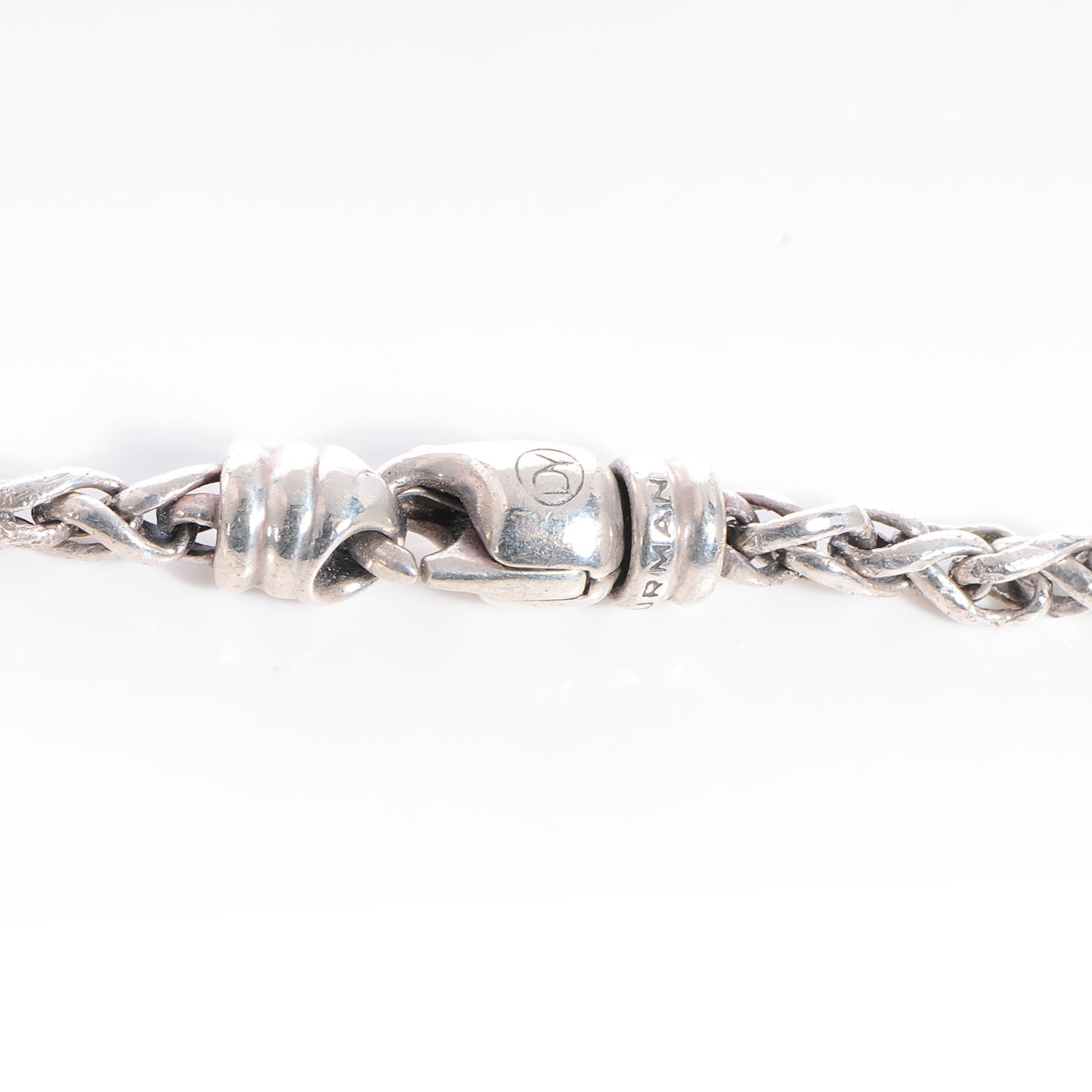 David Yurman Sterling Silver 4mm Wheat Chain Necklace 4 of 7