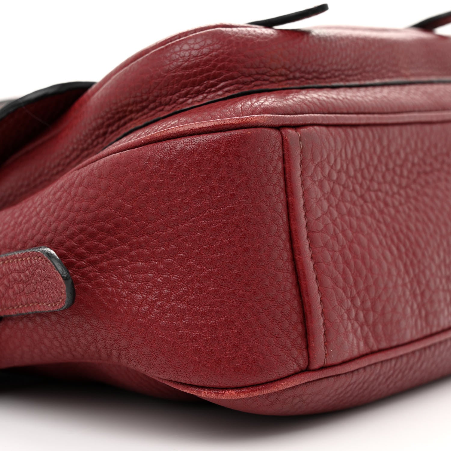 Prada Vitello Daino Messenger Bag Rubino 8 of 13
