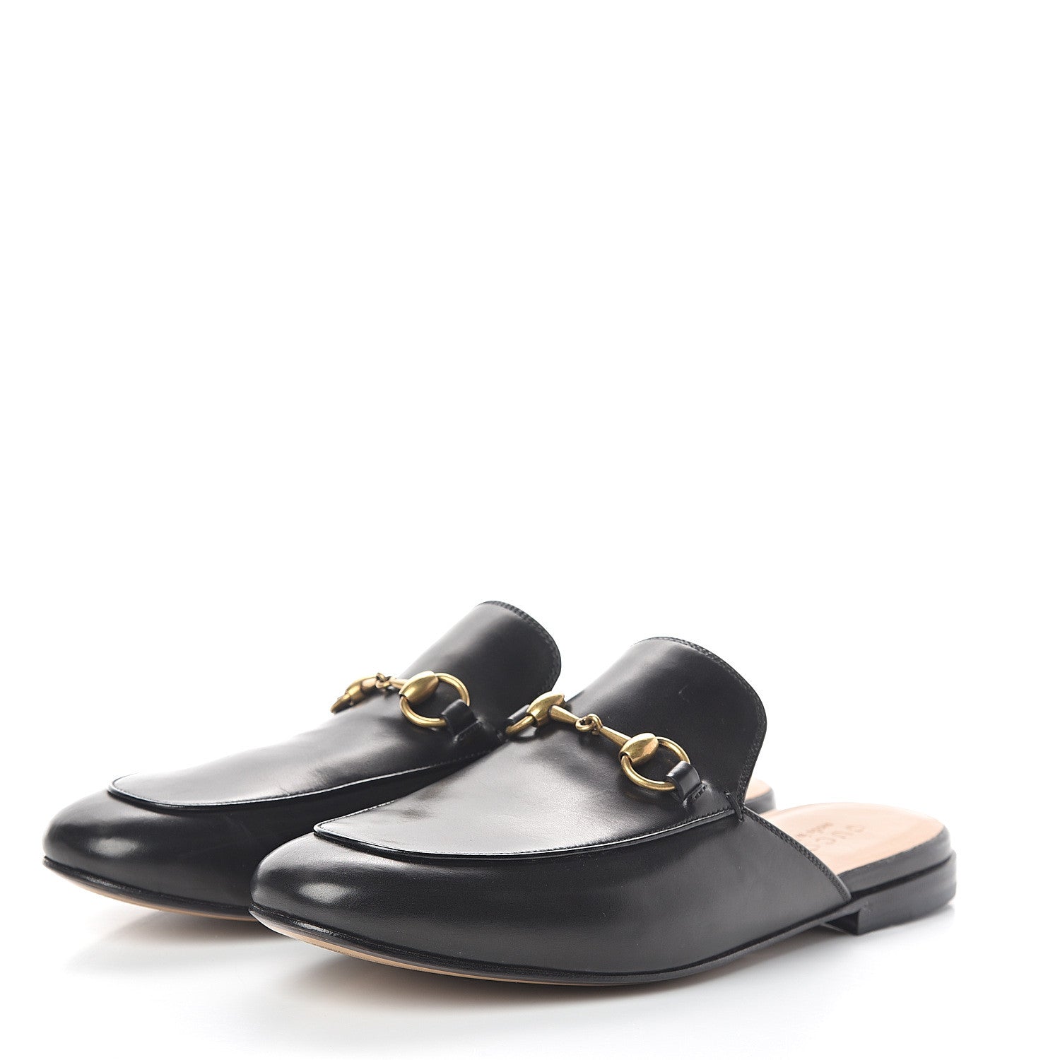 Gucci Calfskin Mens Princetown Slippers 8 Black 3 of 8