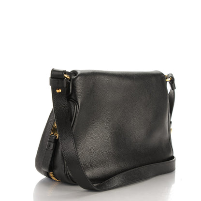 Tom Ford Grained Calfskin Medium Jennifer Crossbody Bag Black 3 of 7