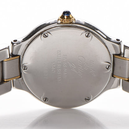 Cartier Stainless Steel 18K Yellow Gold 28mm Must De 21 Quartz Watch 7 of 7