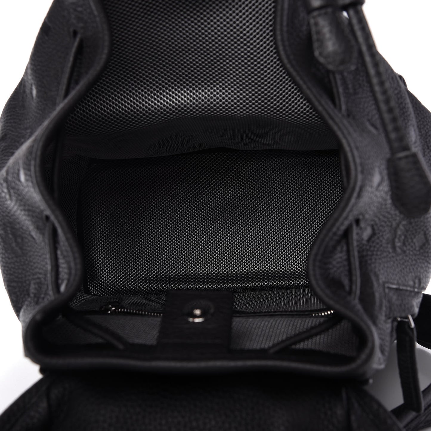 Calfskin Ottomar Small Tivitat Two-Pocket Backpack Black