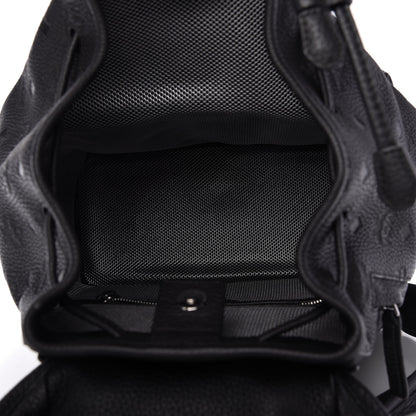 MCM Calfskin Ottomar Small Tivitat Two-Pocket Backpack Black 5 of 9