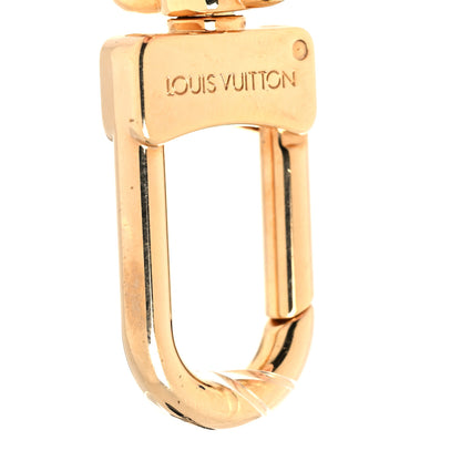 Louis Vuitton LV Facettes Bag Charm Key Holder Gold 3 of 5