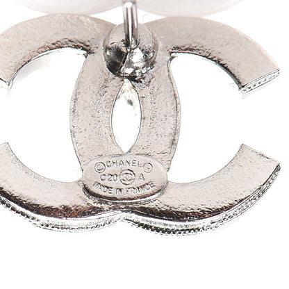 Chanel Crystal CC Earrings Gold 4 of 4