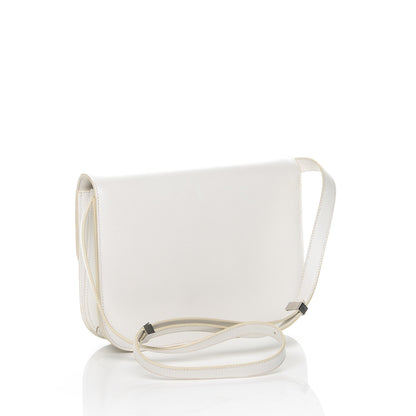 Celine Liege Calfskin Medium Classic Box Flap Bag White 3 of 7