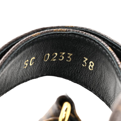 Louis Vuitton Monogram LV Sunset Comfort Flat Sandals 38 Cacao Brown 8 of 11
