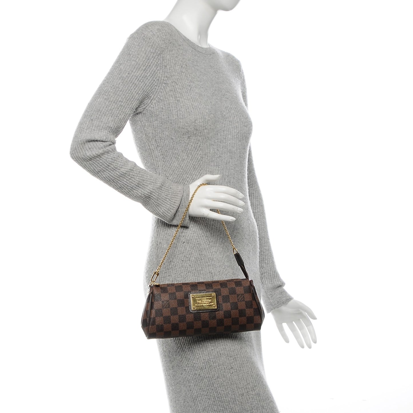 Damier Ebene Eva Clutch