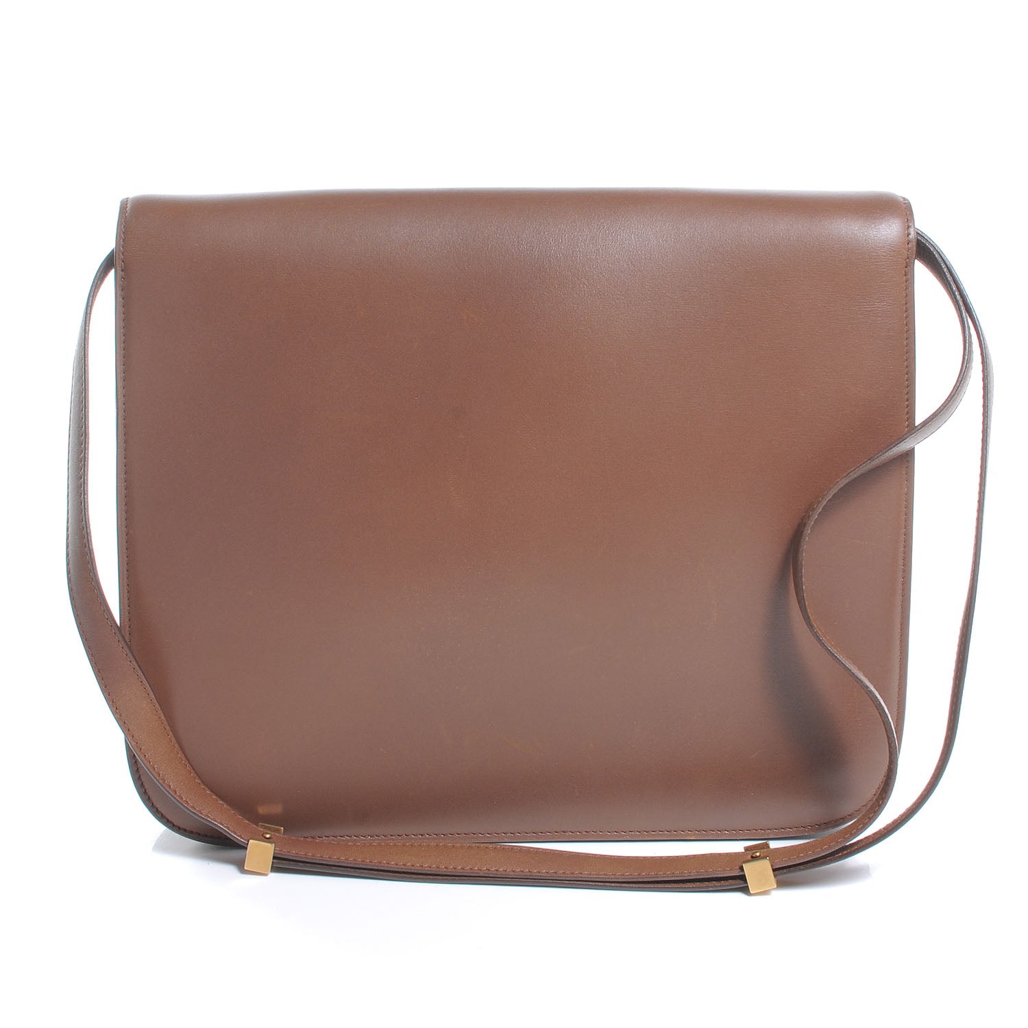 Celine Leather Large Classic Box Flap Bag Camel 3 of 7