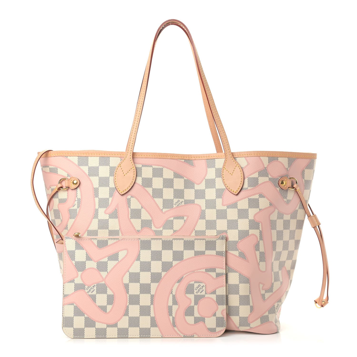 Louis Vuitton Damier Azur Tahitienne Neverfull MM 1 of 10