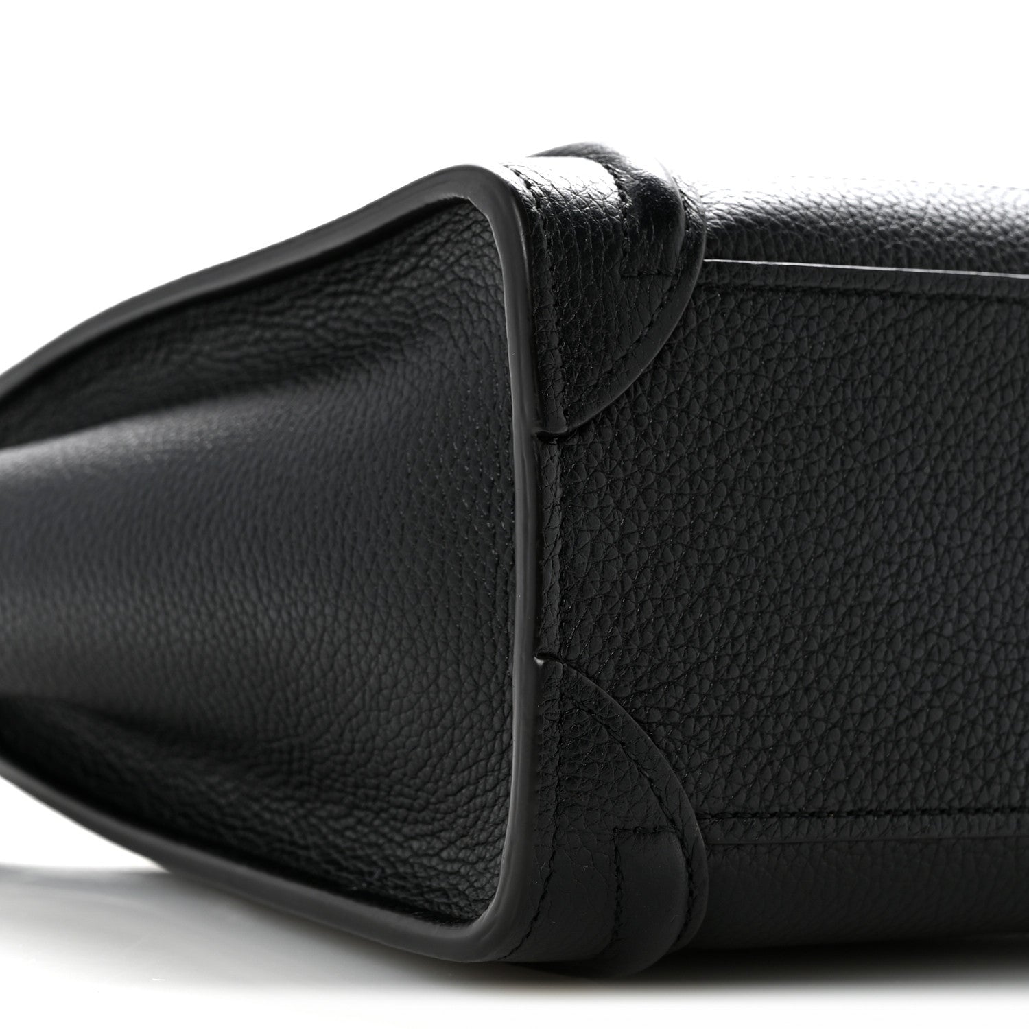 Celine Drummed Calfskin Nano Luggage Black 10 of 14